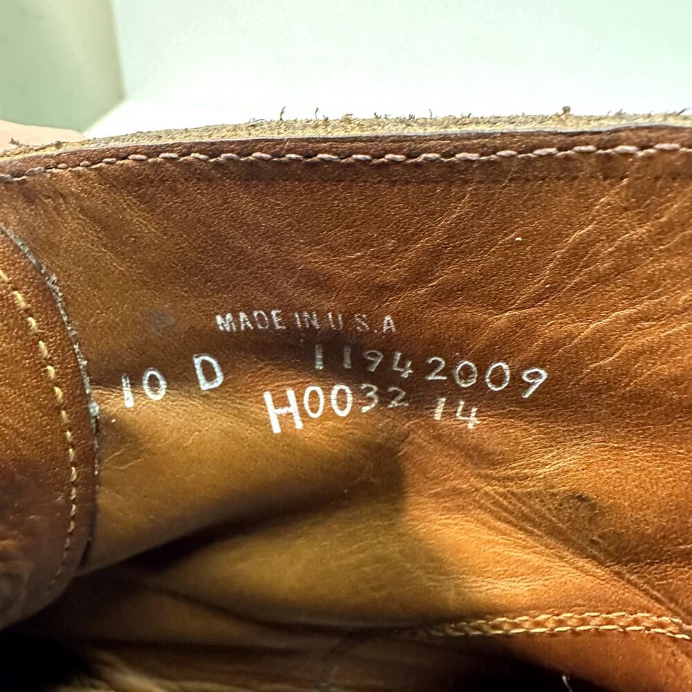 NEW HEELS Rancourt & Co. x Helm Sam Boot Ray-Ray Horween Cone Denim USA 10 D - Picture 12 of 12